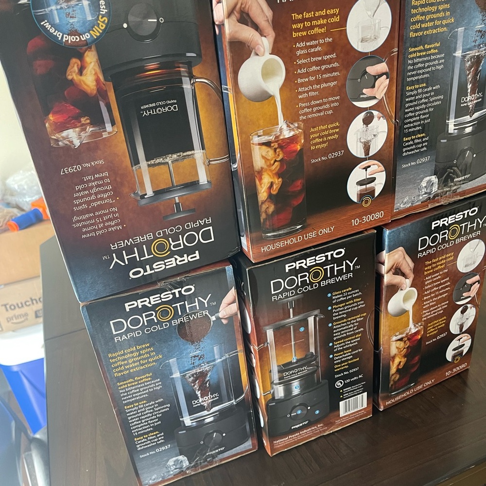 Presto Dorothy Cold Brew Coffee Maker - Black